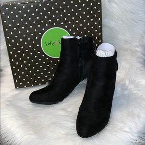 Kelly & Katie Black Meg Booties